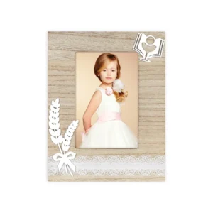 Cornice per comunione in legno “Ginevra” - Personalizzabile
