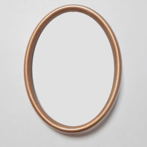 Cornice Bronzo Ovale per Fotoceramica | Cornice Filetto Ovale